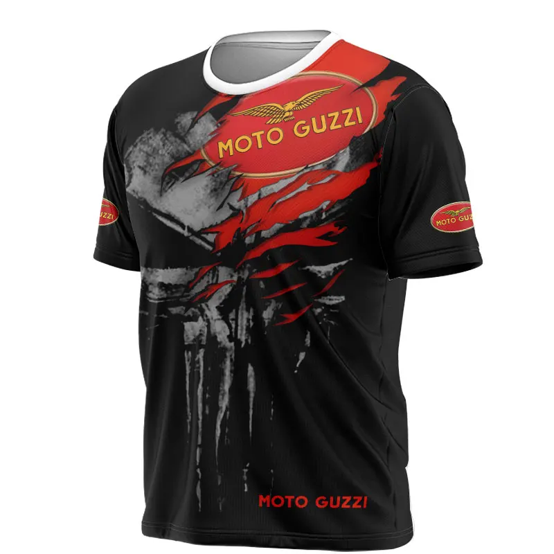 Moto Guzzi Clothing Harajuku Quick Drying Short Sleeve Top Casual T Shirt For Men Women Anime Oversized T-shirt Unisex T-shirts peterbilt t shirt for men women anime t shirts unisex clothing harajuku oversized t shirt casual breathable short sleeve top