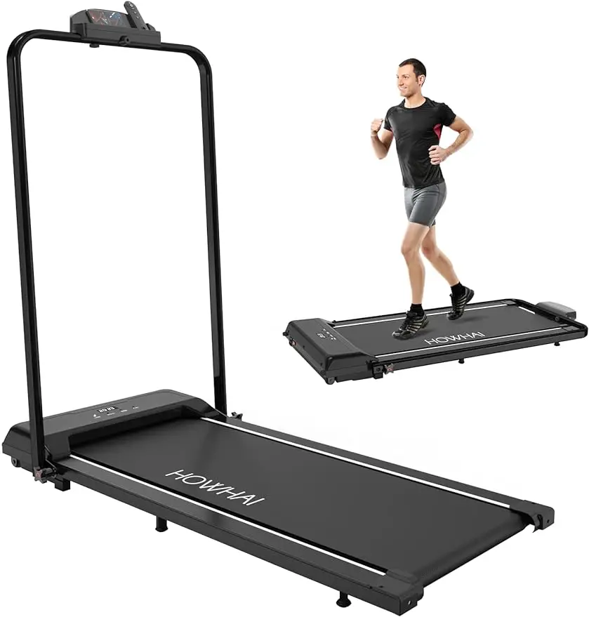 

Walking Pad Treadmill, Under Desk Treadmill Foldable 2 in 1, 6.2 MPH Running Treadmill with Remote Control and LED Display,