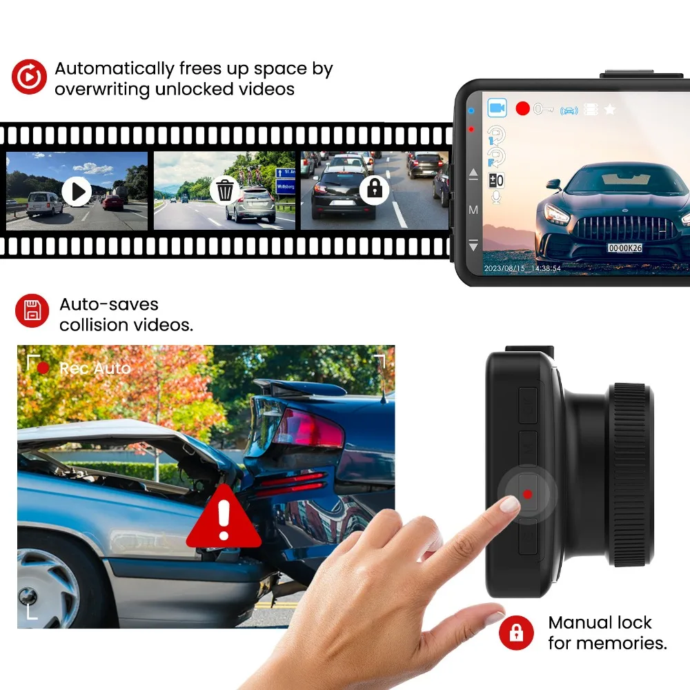 KQQ ڵ   ĸ    ī޶, ڵ DVR   , WDR Ʈ , 24 ð  , 4K