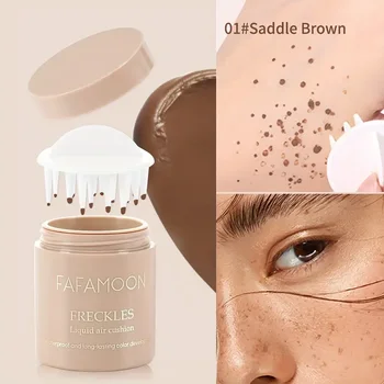 Penna per lentiggini vivida bionica, timbro marrone morbido Cuscino d'aria Rimozione lentiggine Trucco Penna per macchie impermeabile Penna per verniciatura del corpo facciale