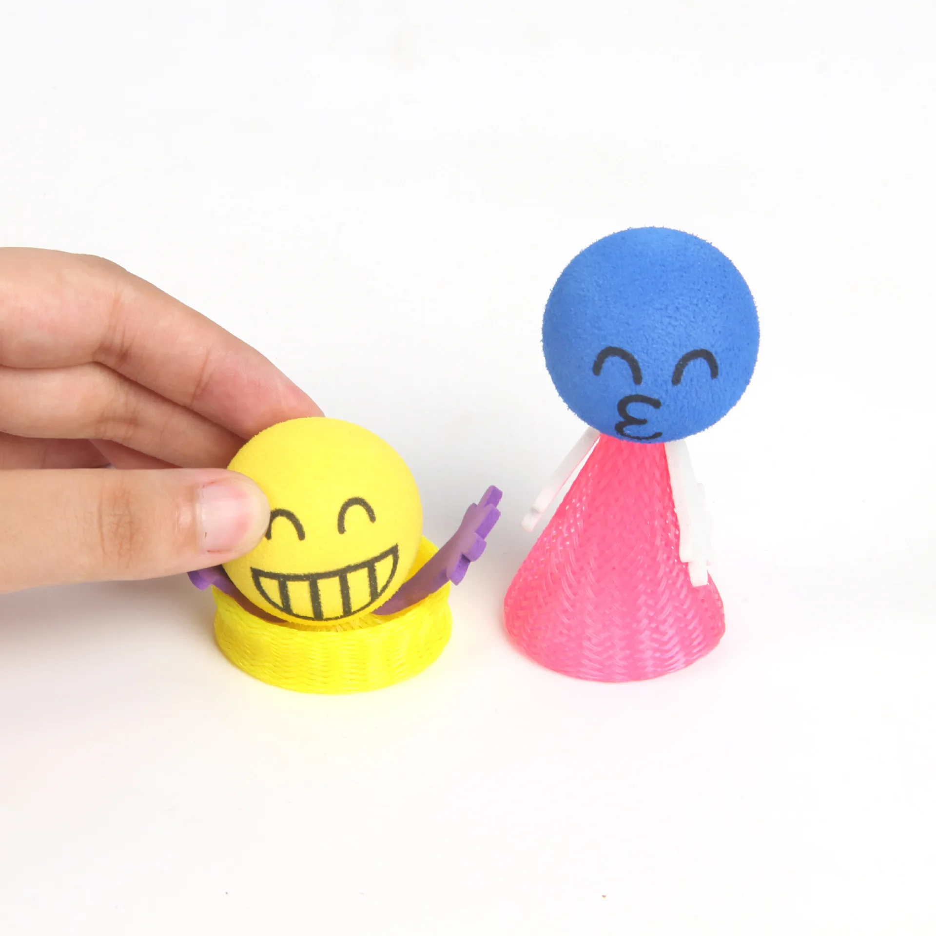 5/10/20pcs Cute expression bouncing doll prank decompression cartoon creative bouncing elf children's adult party Party Favors