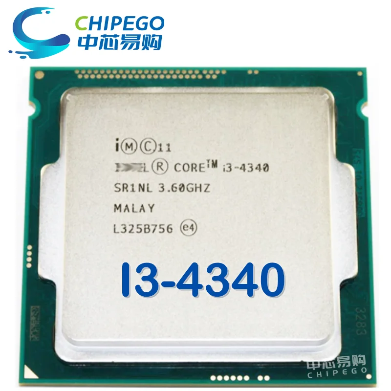 Intel Core i3 4340 Dual Core 3.6GHZ LGA 1150 SR1NL processadores de ...