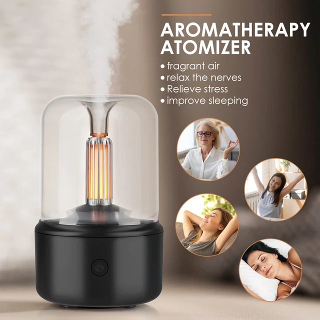 Flame Aroma Diffuser Essential Oil Lamp 120ml or 150ml USB Portable Air  Humidifier with Color Night Light Mist Maker Fogger Led - AliExpress