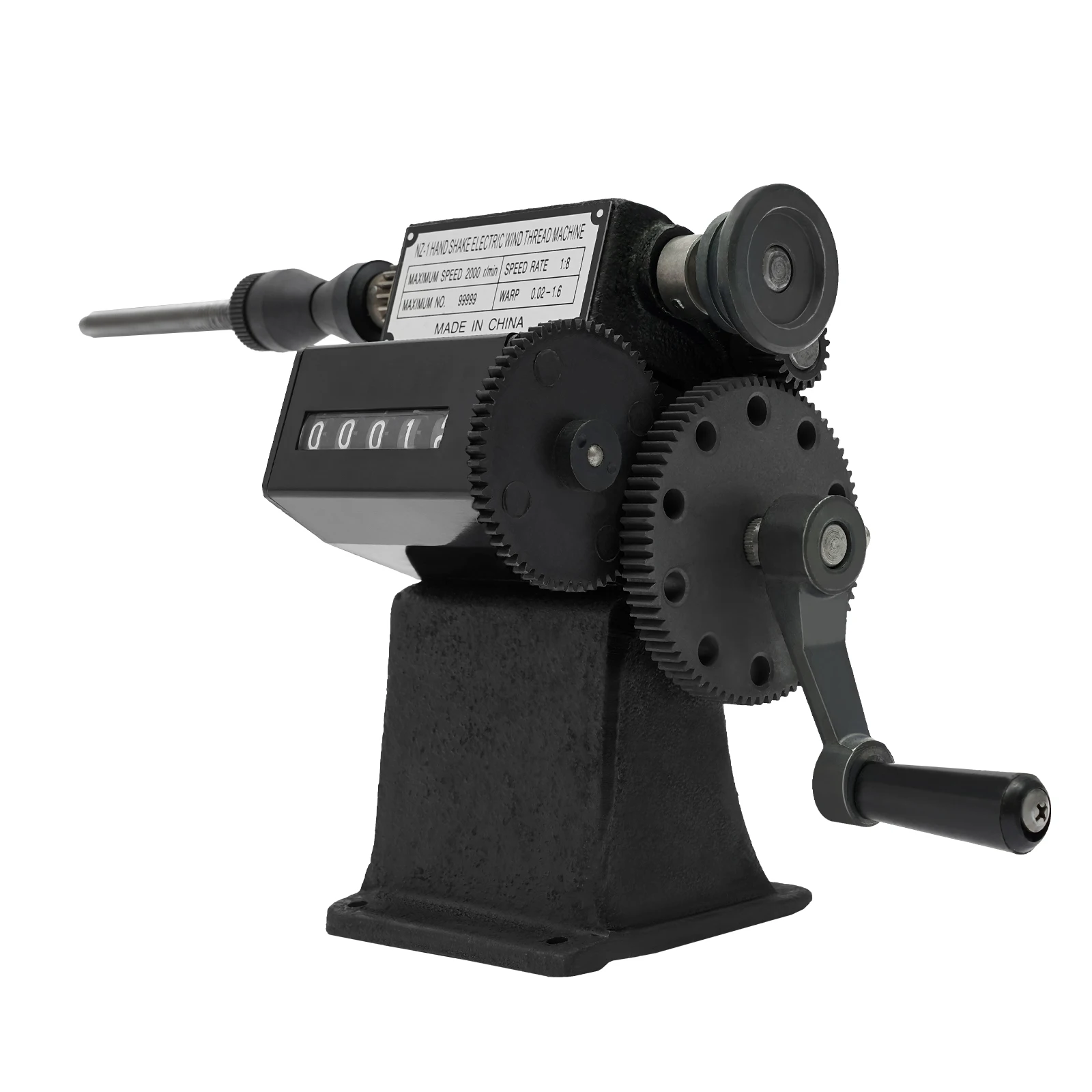 Manuelle Spulenwickelmaschine, handbetrieben, 0-99999 Zählungen mit Zähler für Drahtdurchmesser 0,02-2,6 mm Wicklung – Detail 10