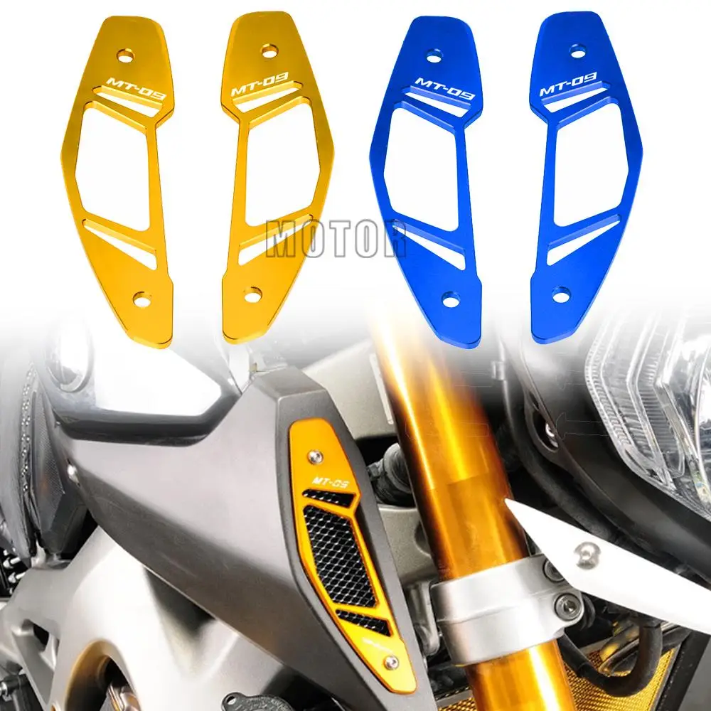 

For Yamaha MT09 FZ09 FJ09 Motorcycle Air Intake Cover Grill Guard Protector MT-09 FZ-09 FJ-09 2014 2015 2016 CNC aluminum MT 09
