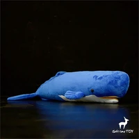 Sperm Whale High Fidelity Anime Cute Cachalot Plushie Pottwal Plush Toys Lifelike Animals Simulation Stuffed Doll Kawai Toy Gift 1