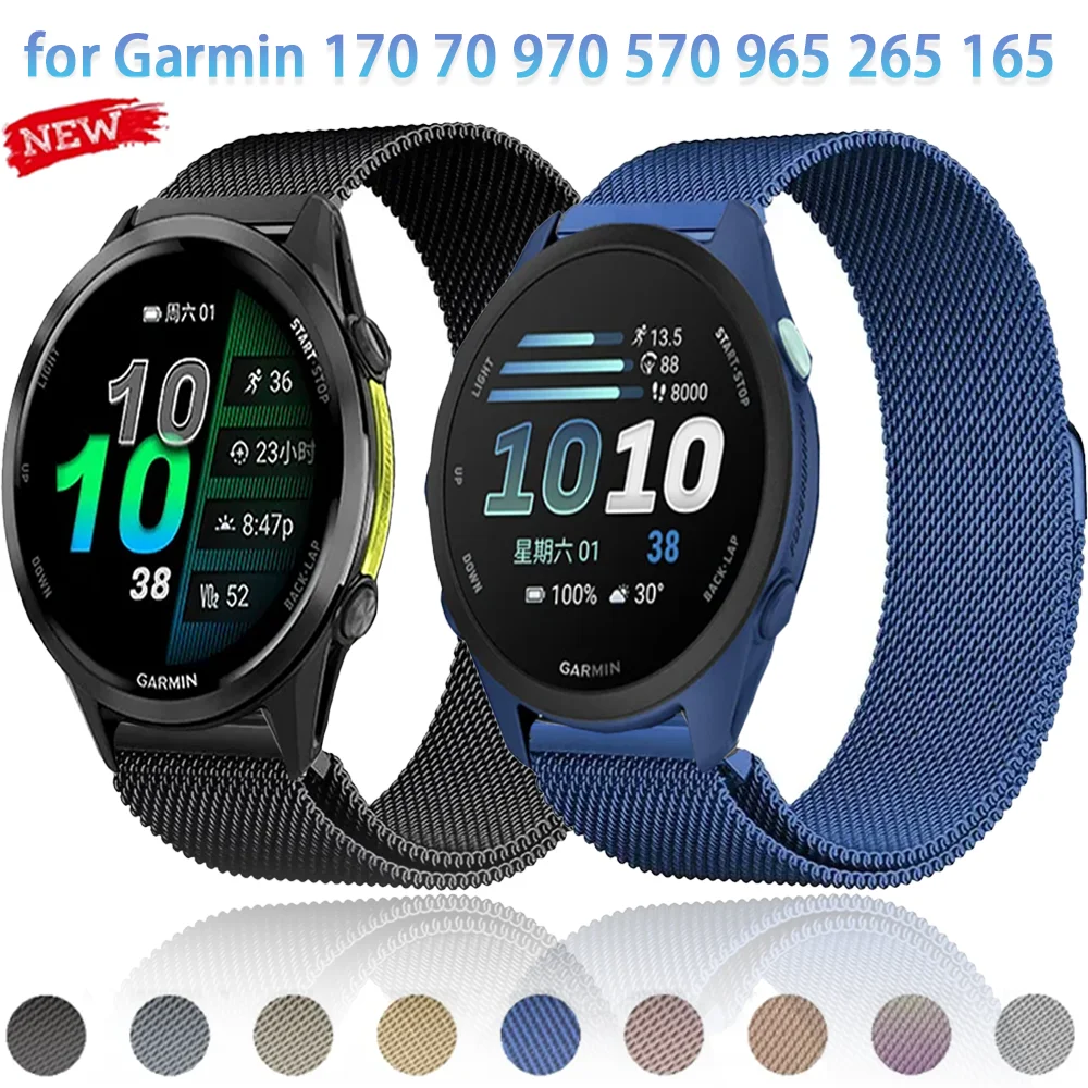 Elegant Milanese Mesh Strap, 20mm & 22mm, Stainless Steel Wristband