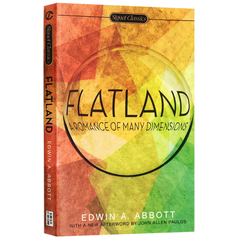 

Flatland A Romance of Many Dimensions, Teen English in books story, Science Fiction novels 9780451417855