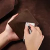 Vintage Dolars Money Men's Wallet Clip Banknote Holders Leather Thin Crazy Horse Cowhide Clips Luxury Man's Wallets Card Holder 4