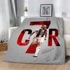 Printed Blanket Football star CR7 R-RonaldoS Blankets Warm Blanket Soft and Comfortable Blanket Home Travel Birthday Gift 2