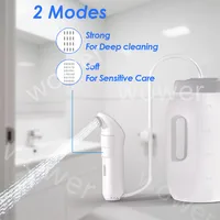 เครื่องฉีดชำระแบบพกพา 1600mAh พร้อมแรงดันน้ำ 2 ระดับ กันน้ำระดับ IPX6 ชาร์จซ้ำได้ เหมาะสำหรับการตั้งแคมป์และการเดินทาง 2