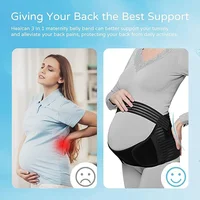 Femmes enceintes soutien ventre bande dos vêtements ceinture réglable taille soins maternité Abdomen orthèse protecteur grossesse 3