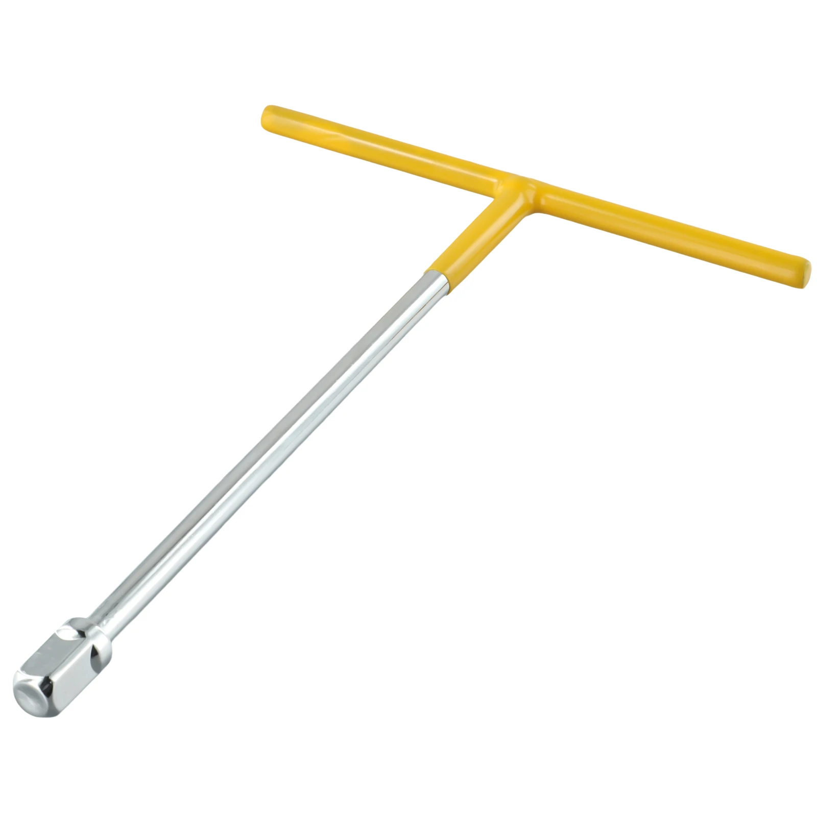 

Шестигранный торцевой ключ, Т-образные ручки, гаечный ключ для ремонта автомобилей, Высокоуглеродистая сталь, серебристая и желтая, 1 шт., 1/2 дюйма, 19 см/7,48 дюйма