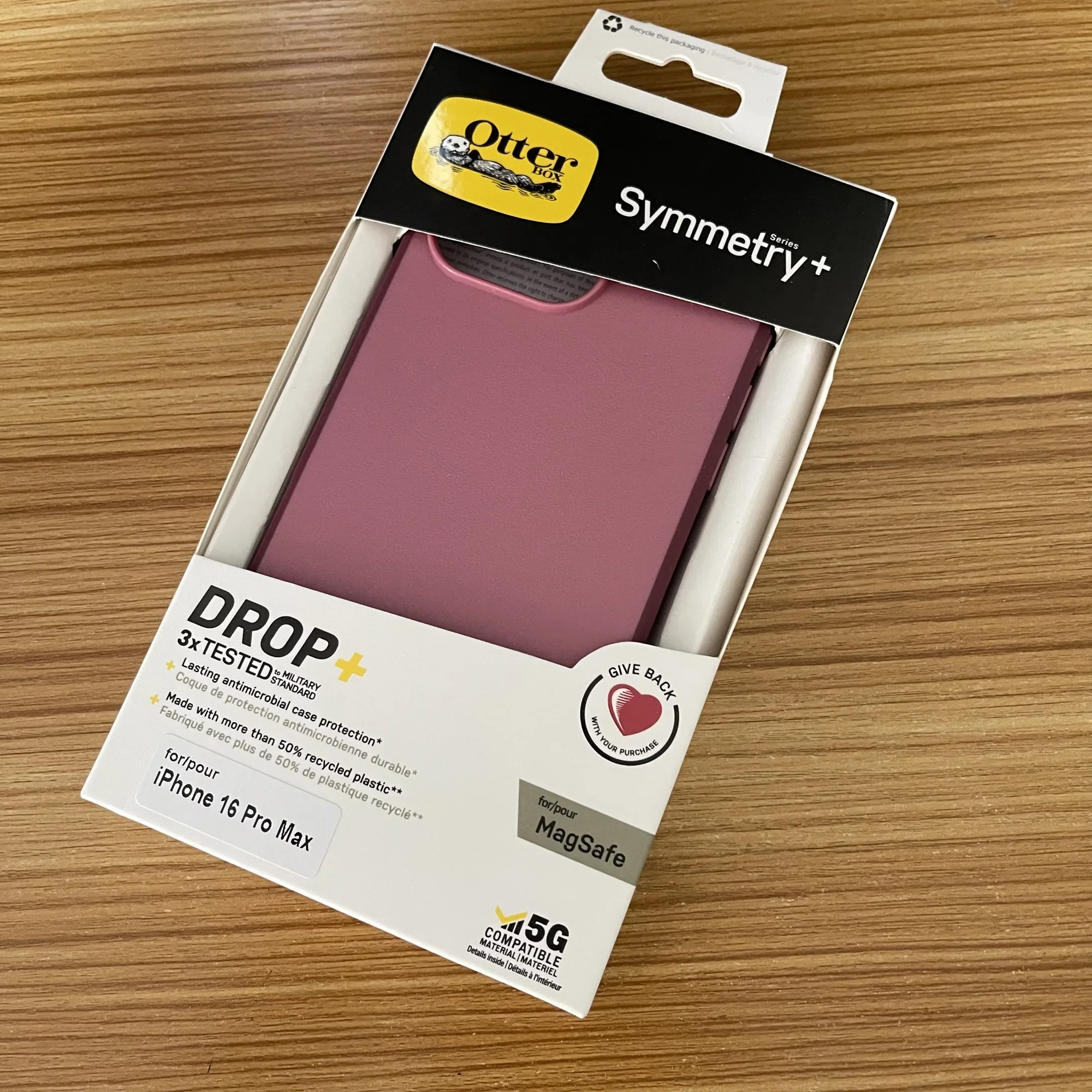 כיסוי Symmetry+ Otter BOX עבור IPhone המקורי 16 Pro Max Plus 15 14 13 12 חזק ועמיד עם חיבור Magsafe לטעינה אלחוטית