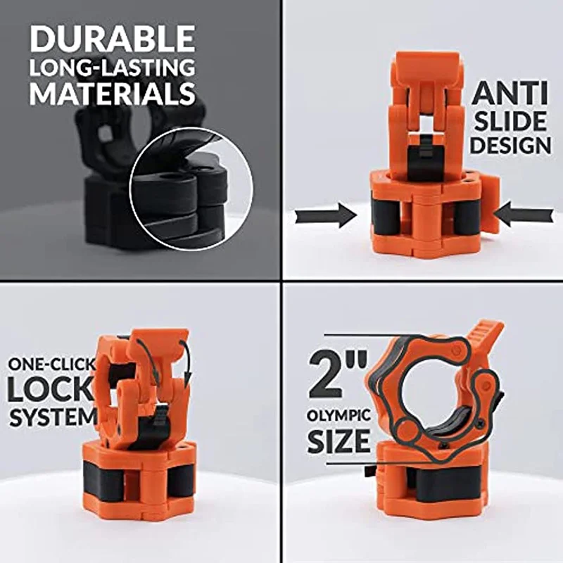 Morsetti Per Bilanciere 25mm - Collari Di Sicurezza Per Pesi, Crossfit E Palestra, 1 Paio - Foto 11