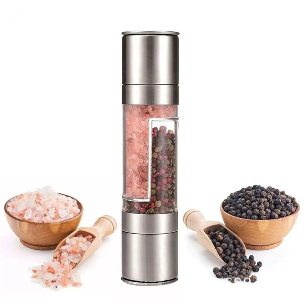 Stainless Steel Grinder Convenient Durable Multifunctional Seasoning Grinder Multifunctional Pepper Mill salt and pepper grinder herb grinder