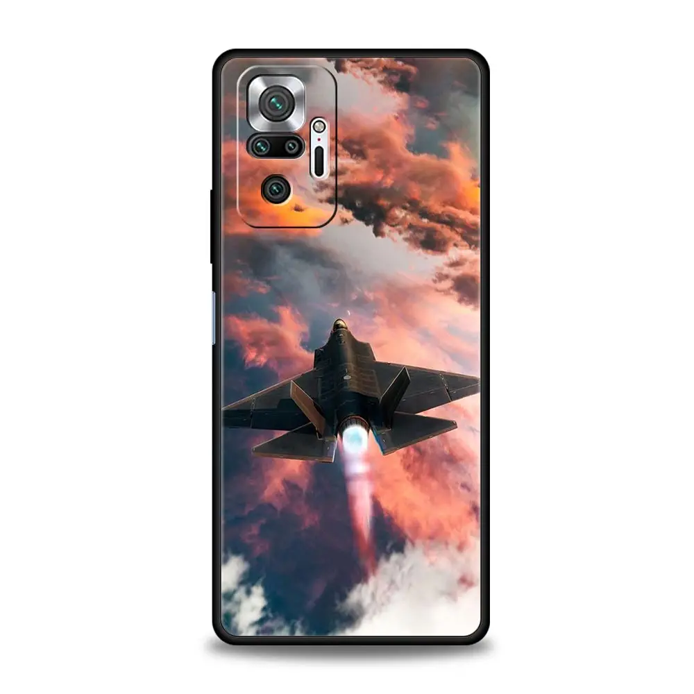 Soft Silicone Fighter Planes Phone Case Cover