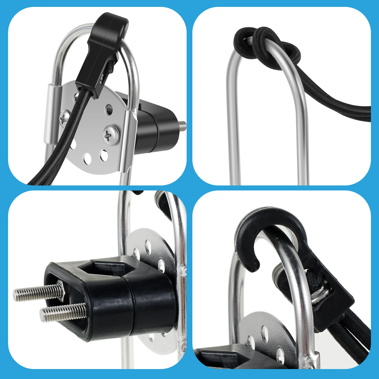 316 Stainless Steel Ship Lifebuoy Bracket  Horseshoe Lifebuoy Holder Kit Angle Adjustable Lifebuoy Ring Bracket Portable 5