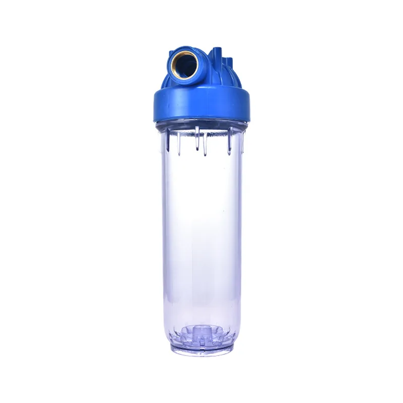 10inch Clear Filter Shell 1/2"3/4"1" Copper Thread Household Water Purifier Pre-filter Pipeline Single Stage Water Purifier