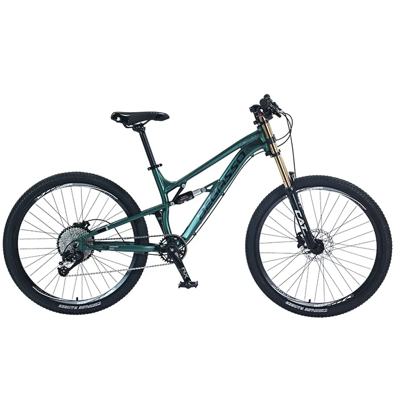 Mountain bike 26 27.5 Inch aluminum alloy soft tail DH bike hydraulic disc brake MTB oil shock fork