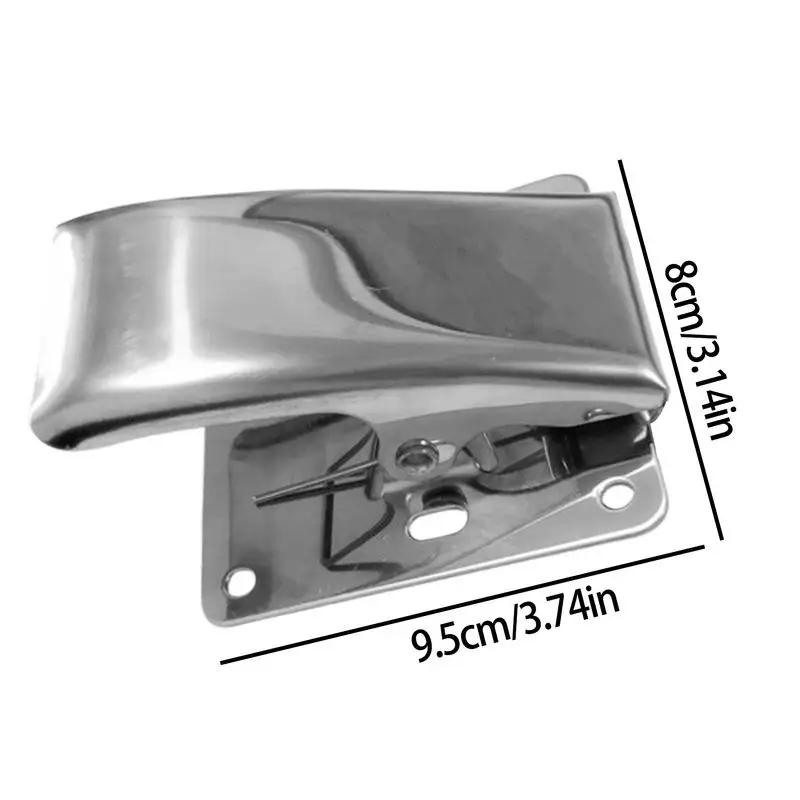 Stainless Steel Fish Tail Clip Stainless Steel Fish Grip Holding Board Table Bait Board Fish Cleaning Tool Fish Grip Board For