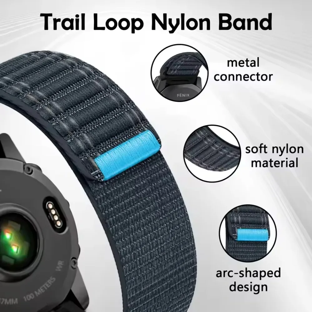 Nylon Wave Pattern Braided Bracelet Strap - Multi-Size Adjustment