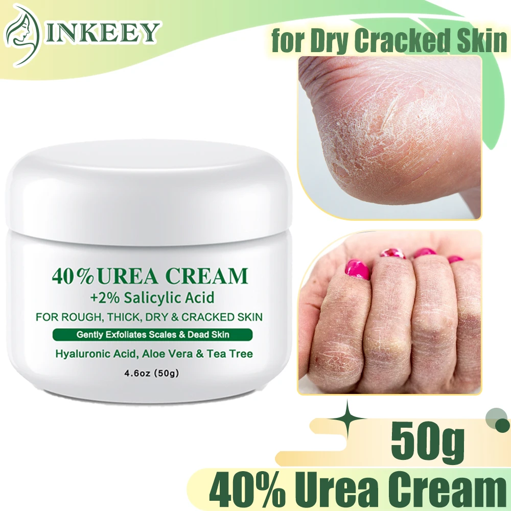 Urea 40 Cream for Dry Cracked Feet Heels Hands Body Repairing