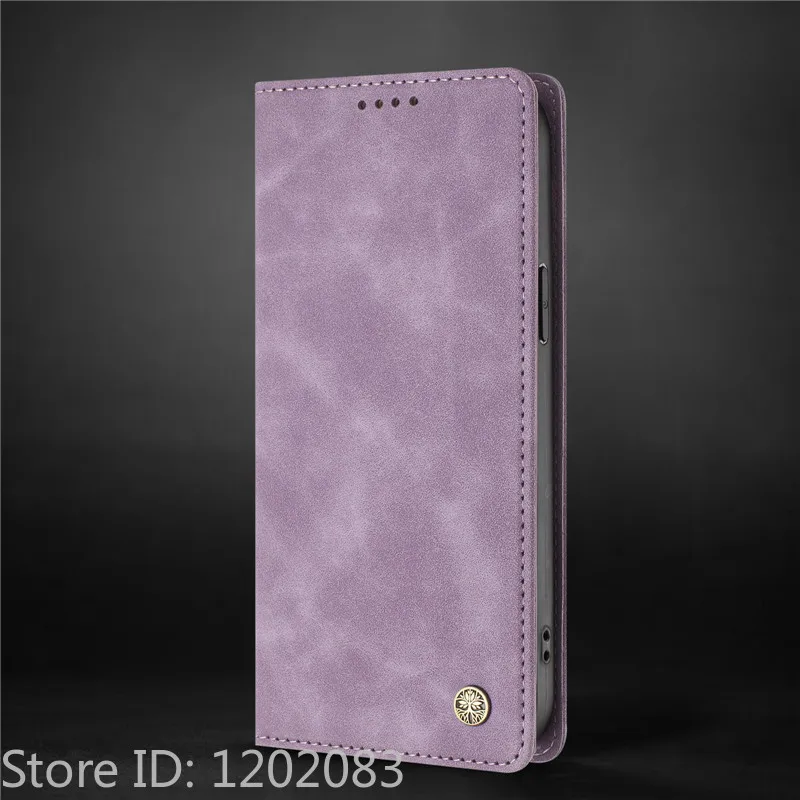 Fruity Palette Matte Phone Case with RFID Blocking Texture Leather