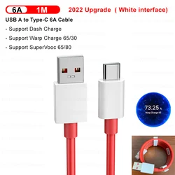 Premium OnePlus 80W USB Type - C Fast Charge Cable (USB A To USB C 1M)