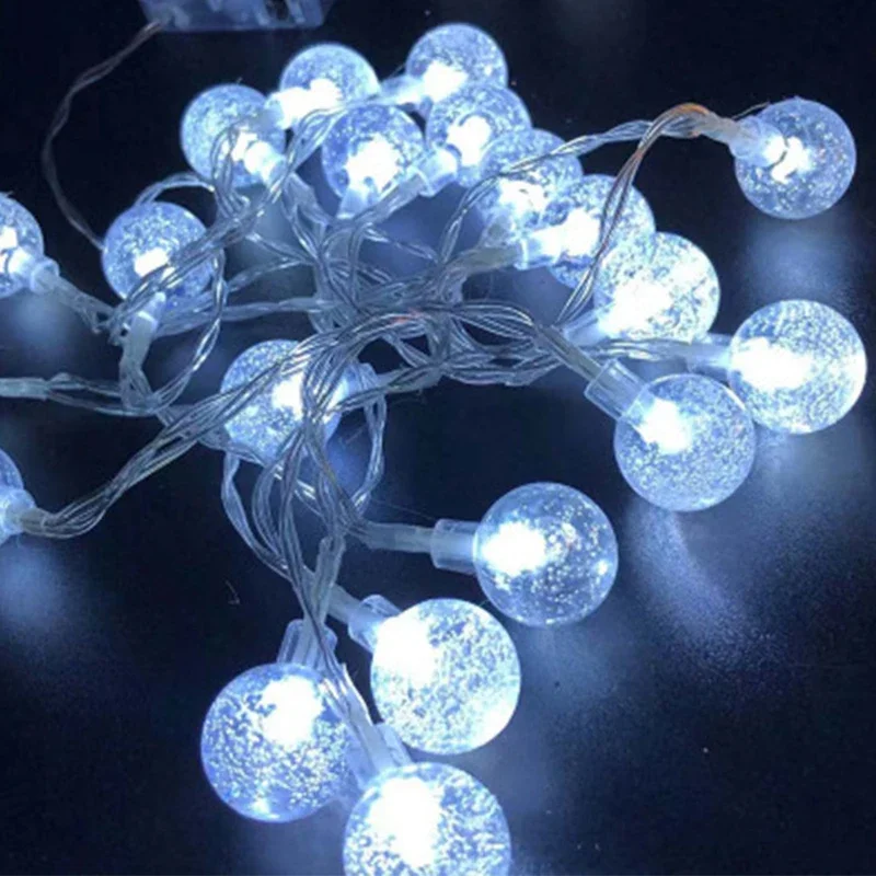 Solar Light Outdoor Lamp String Lights 5/7/12M Bubble LED Holiday Christmas Party Waterproof Fairy Garden Garland Lamp Decor led solar string lights outdoor decoration light bulb ip65 waterproof patio lamp holiday garland christmas halloween holiday