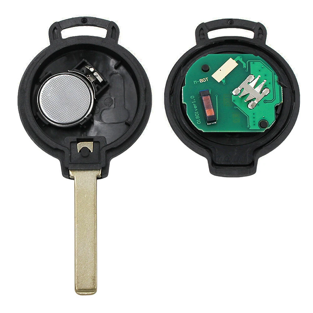 Keyless Entry Transmitter 3 Buttons Car Remote Smart Key For Smart Fortwo 451 2007-2013 433Mhz 7941 Chip car remote key