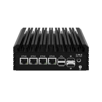 HUNSN Intel N100/ I3 N305,RJ42,Micro Firewall Appliance,Mini PC,Router PC,pFsense Plus,4xIntel 2.5GbE I226-V,2HDMI,DP,TF,Type-C 1