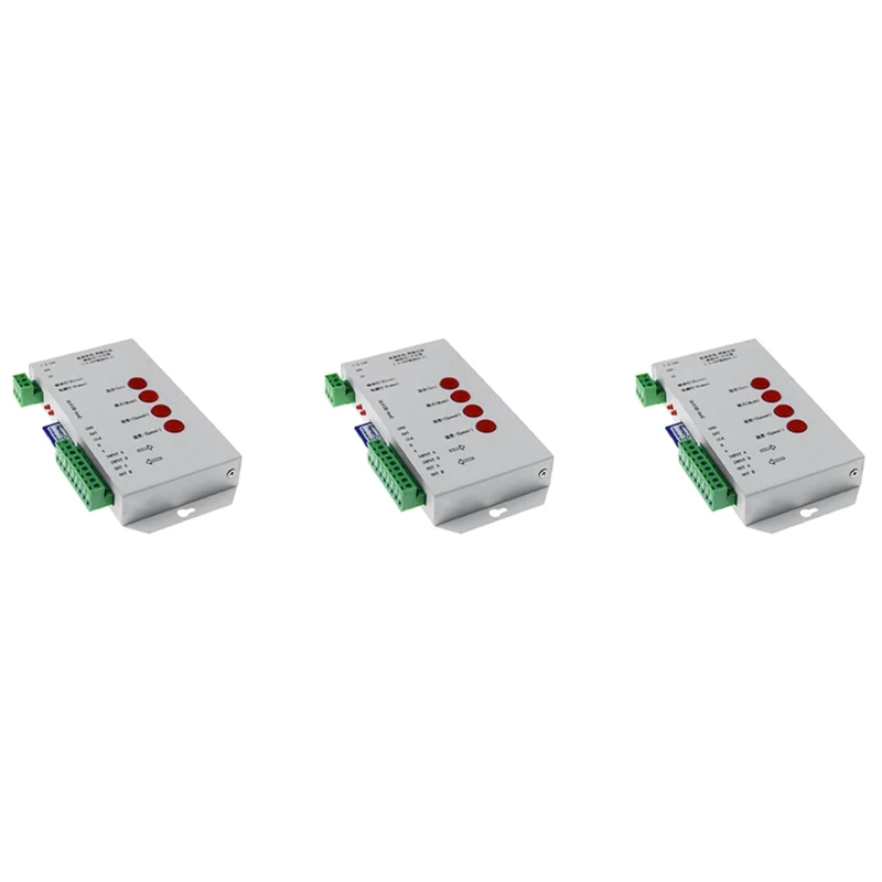 

3X RGB LED Controller T1000S SD Card 2048Pixels Controller For WS2801 WS2811 WS2812B SK6812 LPD6803 DC5-24V