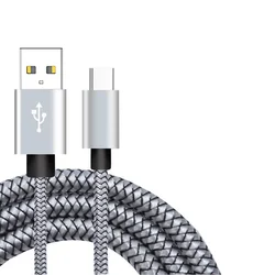 High - Speed USB Type A to C Fast Charging & Data Transfer Cable - Short and Extended Length Options Available - 0.2m (Silver)