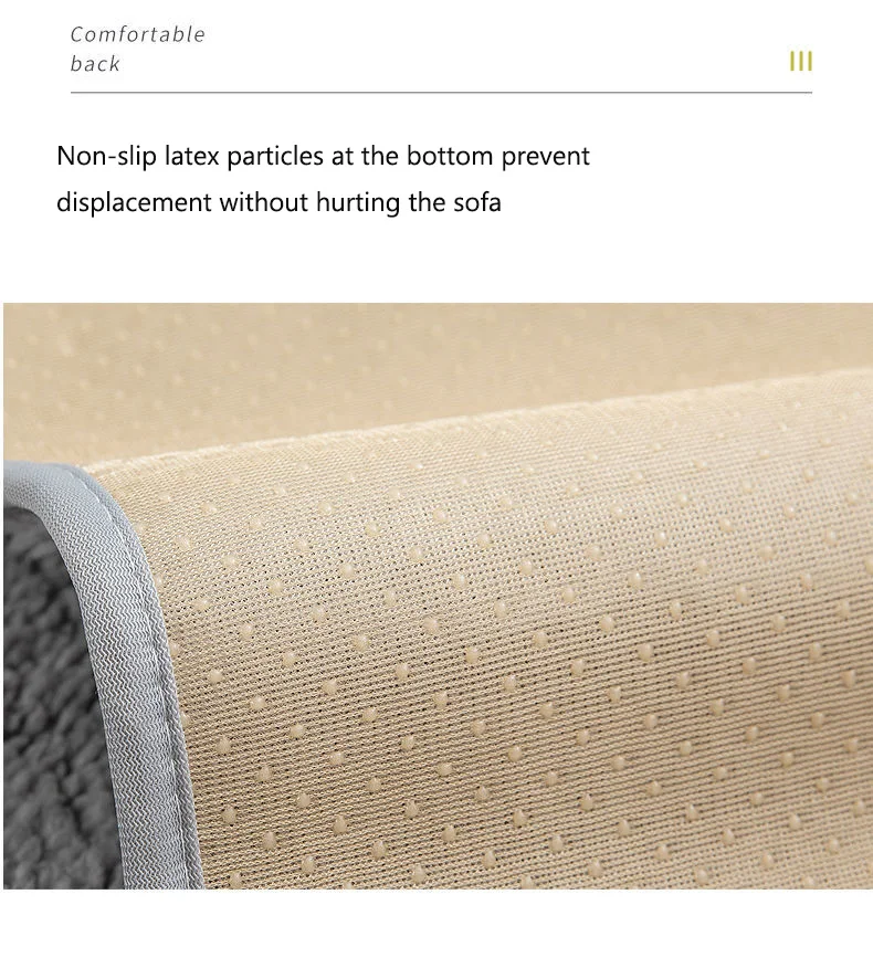 Modern Sofa Covers for Living Room Winter Lamb Wool Couch Cover Thicken Plush Soft And Smooth Anti-slip
