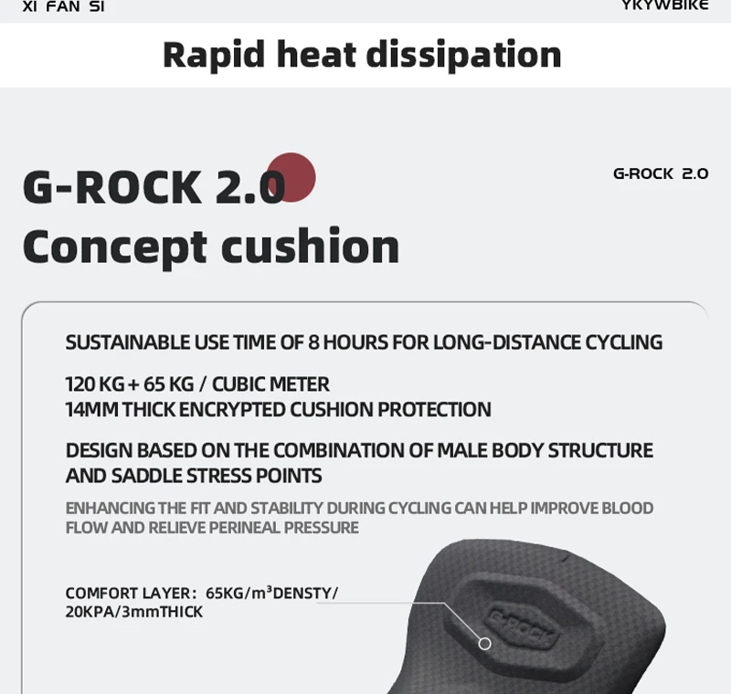 YKYWBIKE 2026 8 Stunden Herren Radsport-Trägerhose mit Belgien-Polsterung Sommer Rennrad-Trägerhose Fahrradshorts Radsportbekleidung – Detail 12