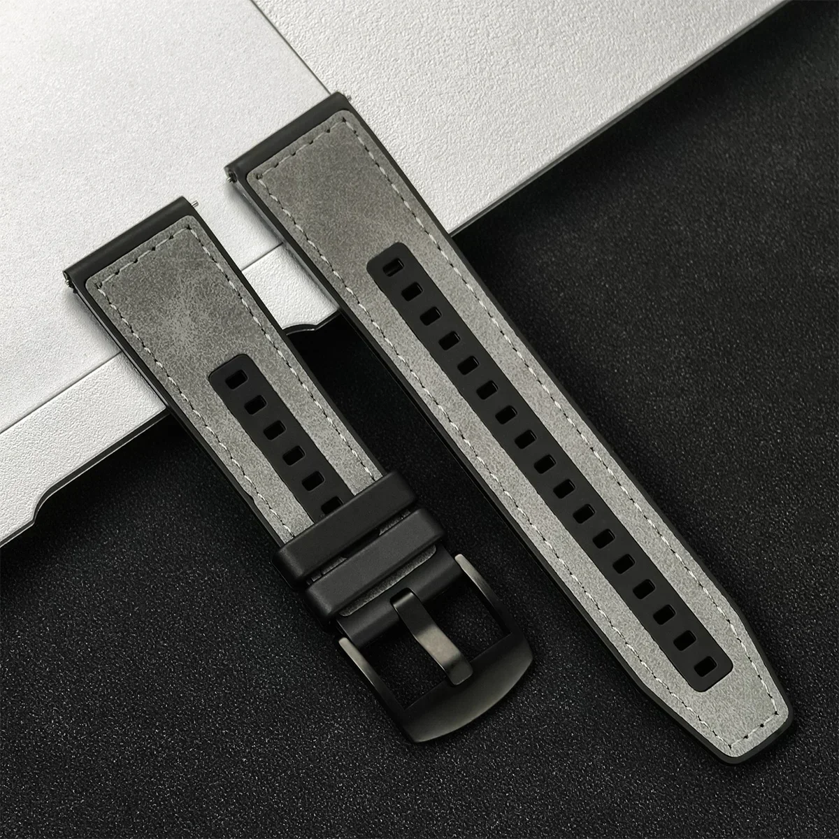 Premium Leather Wristband - Soft Adjustable Strap