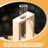 4 Pcs Hydroponic Vase Flower Pots Glass Test Tubes for Plants Convenient Flat Propagation Water Flowers Hanging Planter 6