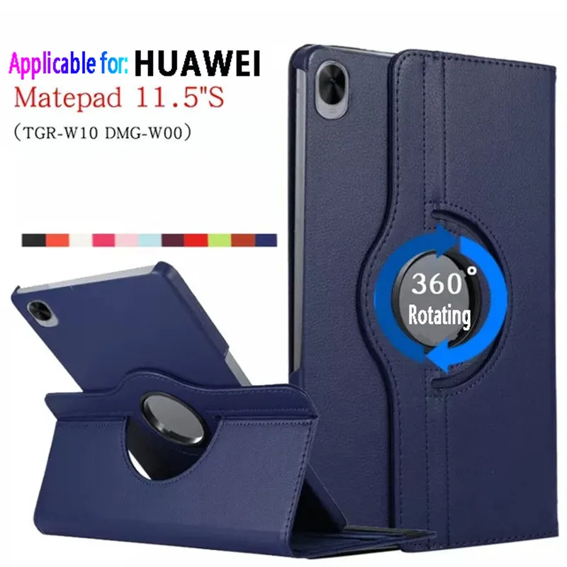 Premium PU Leather Rotating Flip Stand Smart Cover