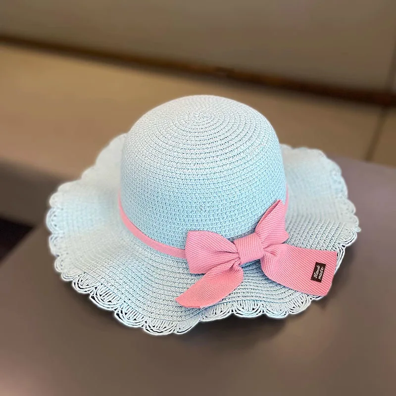 Girls’ Straw Hat and Crossbody Bag Set