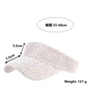 Wholesale Items Bulk Lot 2022 Summer Women New Hat In Various Colors Sun Visor Cap Shiny Rhinestone Fashion and Leisure X8725_2 5