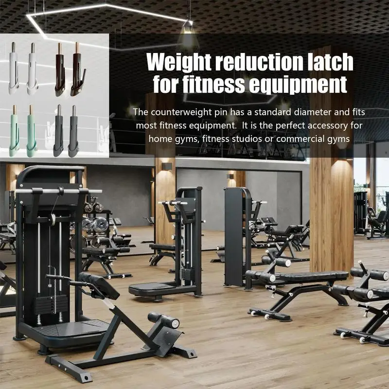 Fitness 9.5mm Weight Stack Pin Strength Training Weight Machine Pin Lock Portable Weight-decreasing For Gym Fitness gym accessories