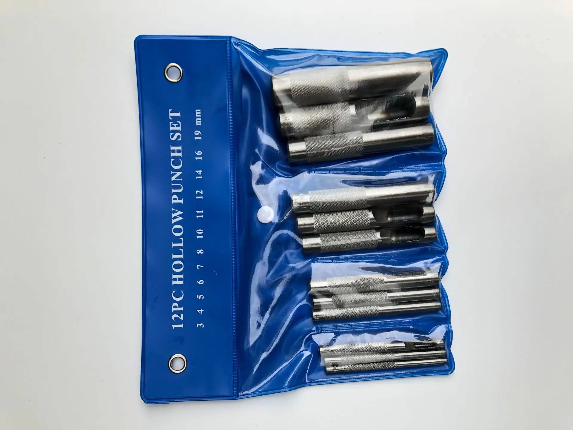 Hollow Leather Punch Set 12PC