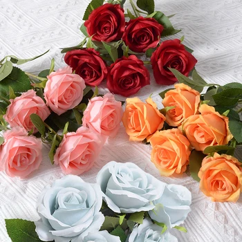 Long Stem Artificial Rose Set 2