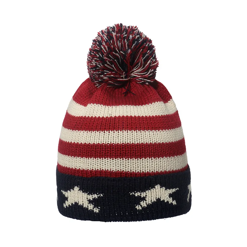 Football University Bonnet D'hiver Tricoté Pour Homme Style