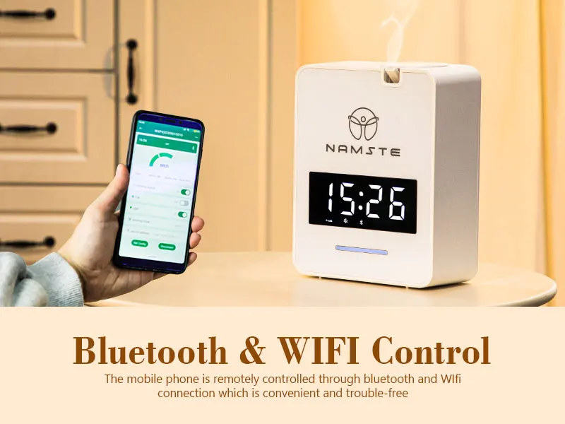 óleo inteligente, WiFi, Bluetooth, oásis aromático elétrico,