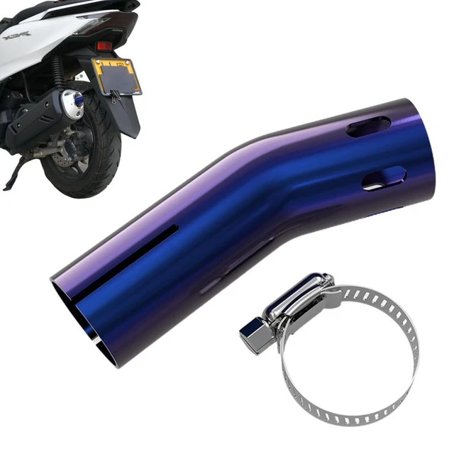 Tubo de protección de codo de escape descorativo de motocicleta, sección  trasera, garganta de cola, PCX160 GSX250 - AliExpress