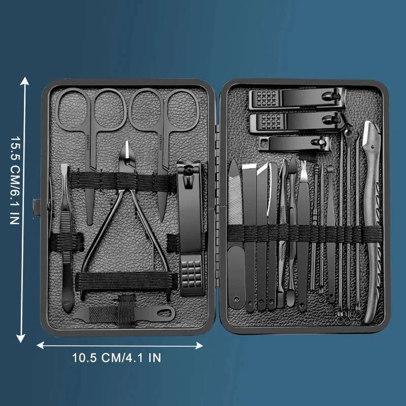 Manicure Stainless Steel Nail Clipper Cutter Trimmer Earpick Grooming Kit Pedicure Scissor Tweezer Nail Tools Set 7/10/16/18/23 nail scissors set nail clipper set nail care kit manicure pedicure kit manicure nail clipper set manicure sets manicure set nail clippers kit nail clipper nail clippers