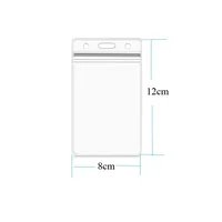 1pcs Waterproof Transparent Card Holder Plastic Id Card Badge Holders Case To Protect Credit Cards Card Protector Cardholder 2