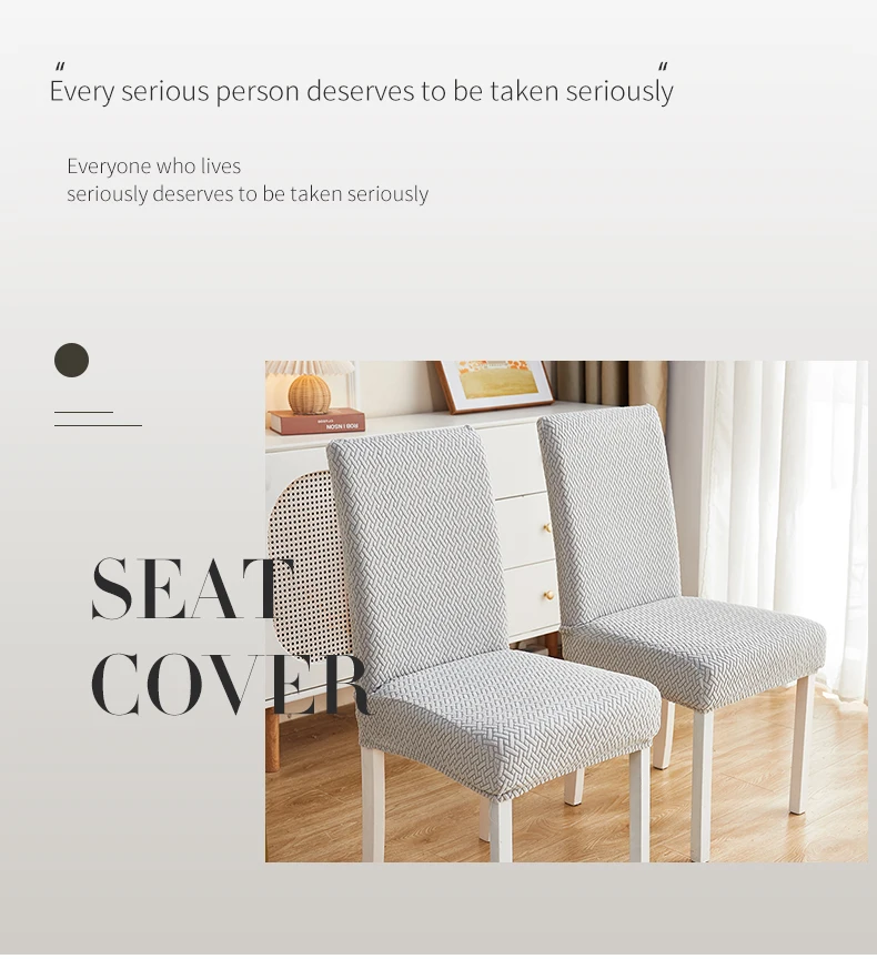 Description Picture 4 of item1 PC simple pure color chair setsack a whole household antifouling chair cover general chair cushion stool